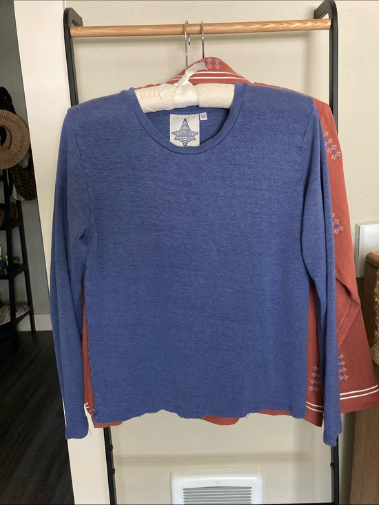 Jungmaven Tops - Jungmaven Bishop Long Sleeve Tee - Wisteria